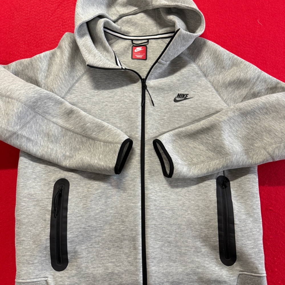 Nike Gray Zip-Up Hoodie